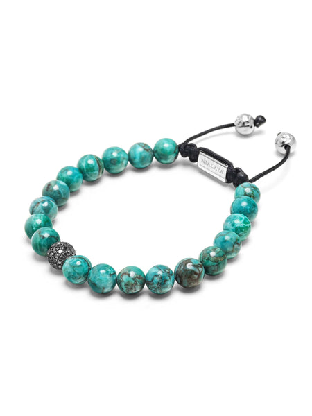 Men's 14K Gold Collection, Black Diamond Pave Ball, Matte Onyx