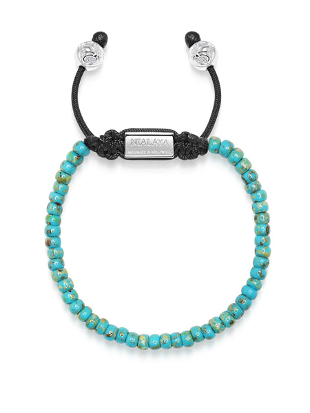 KAMIYA Mexican Beads Bracelet BLUE 極美品 KAMIYA Mexican Beads Bracelet BLUE 極美品 - メルカリ