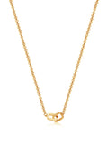 Men's Gold Chain with Interlocking Rings