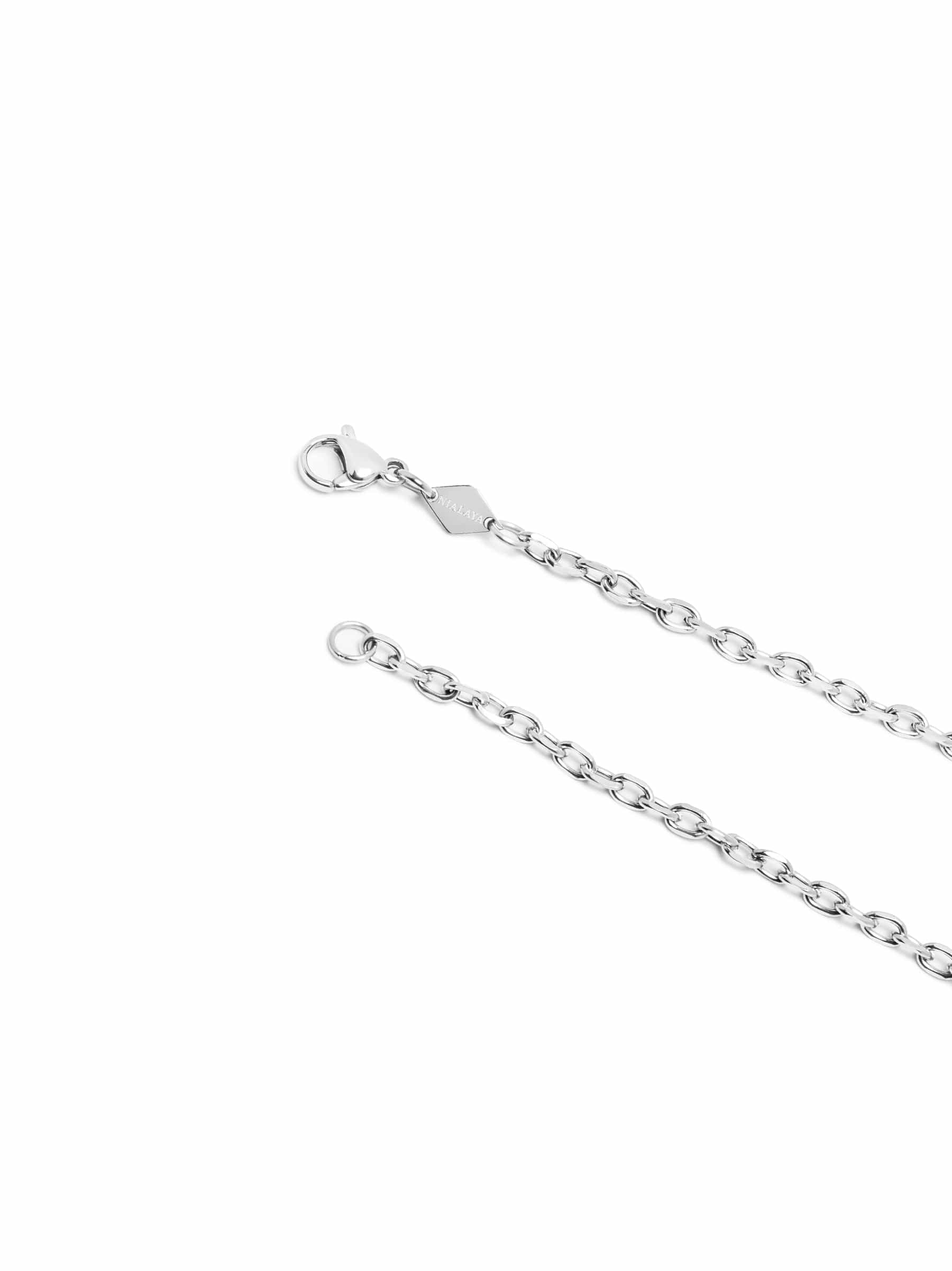 Nialaya Men's Necklace Men's Stainless Steel Cable Chain