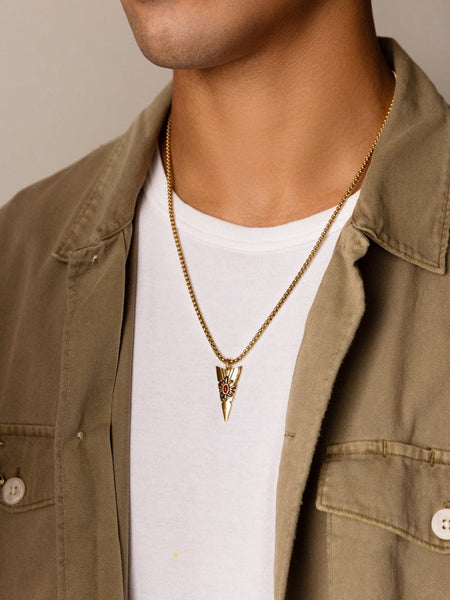 Gold Arrowhead Necklace