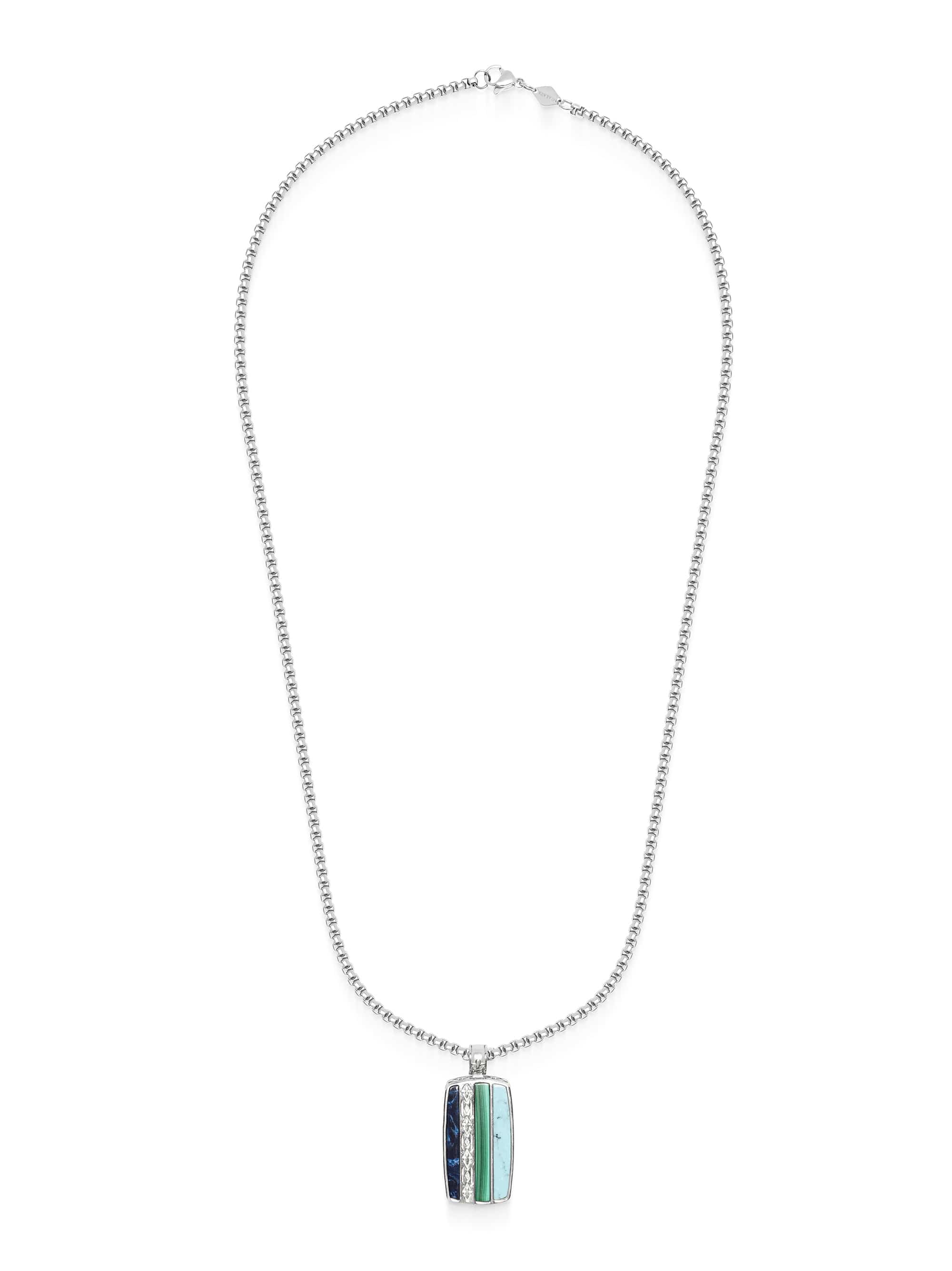 Nialaya Men's Necklace The Trinity Dog Tag The Trinity Dog Tag