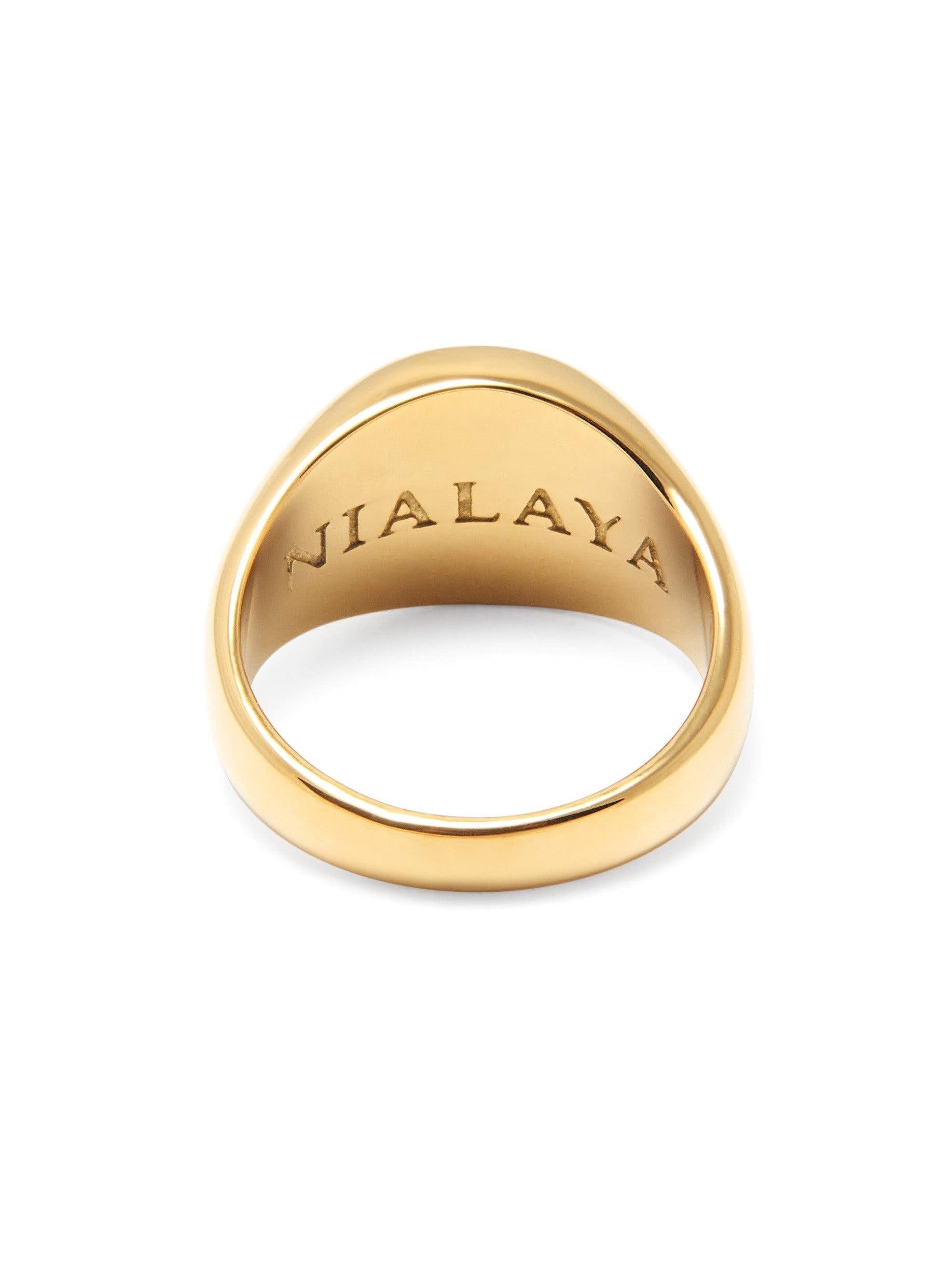 Nialaya Men's Ring Men's Limited Edition X Ring