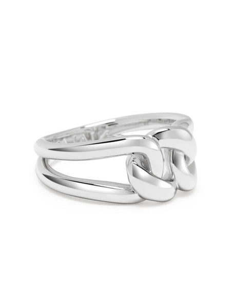 Anello In Argento 925 A Nodo Fatto A Mano - Gioiello Dainty E Regolabile Per Ogni Occasione - Foto 2