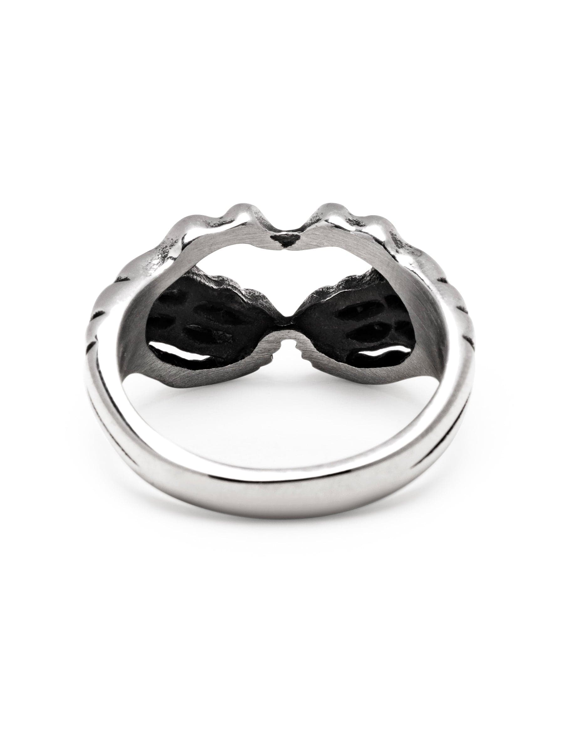 Nialaya Men's Ring Men's Vintage Skeleton Ring