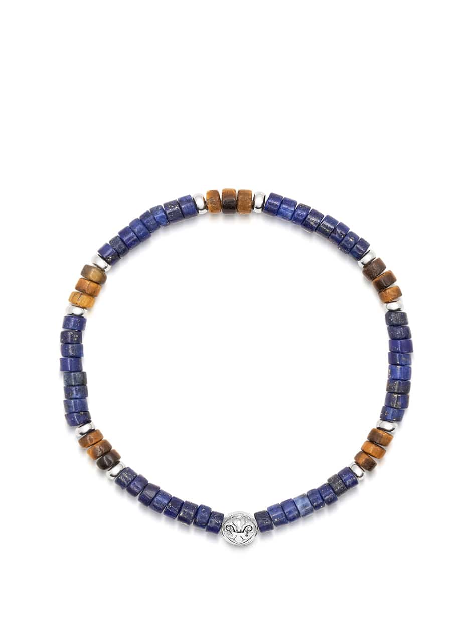 Nialaya Men's Stack Bracelet The Barcelona Stack