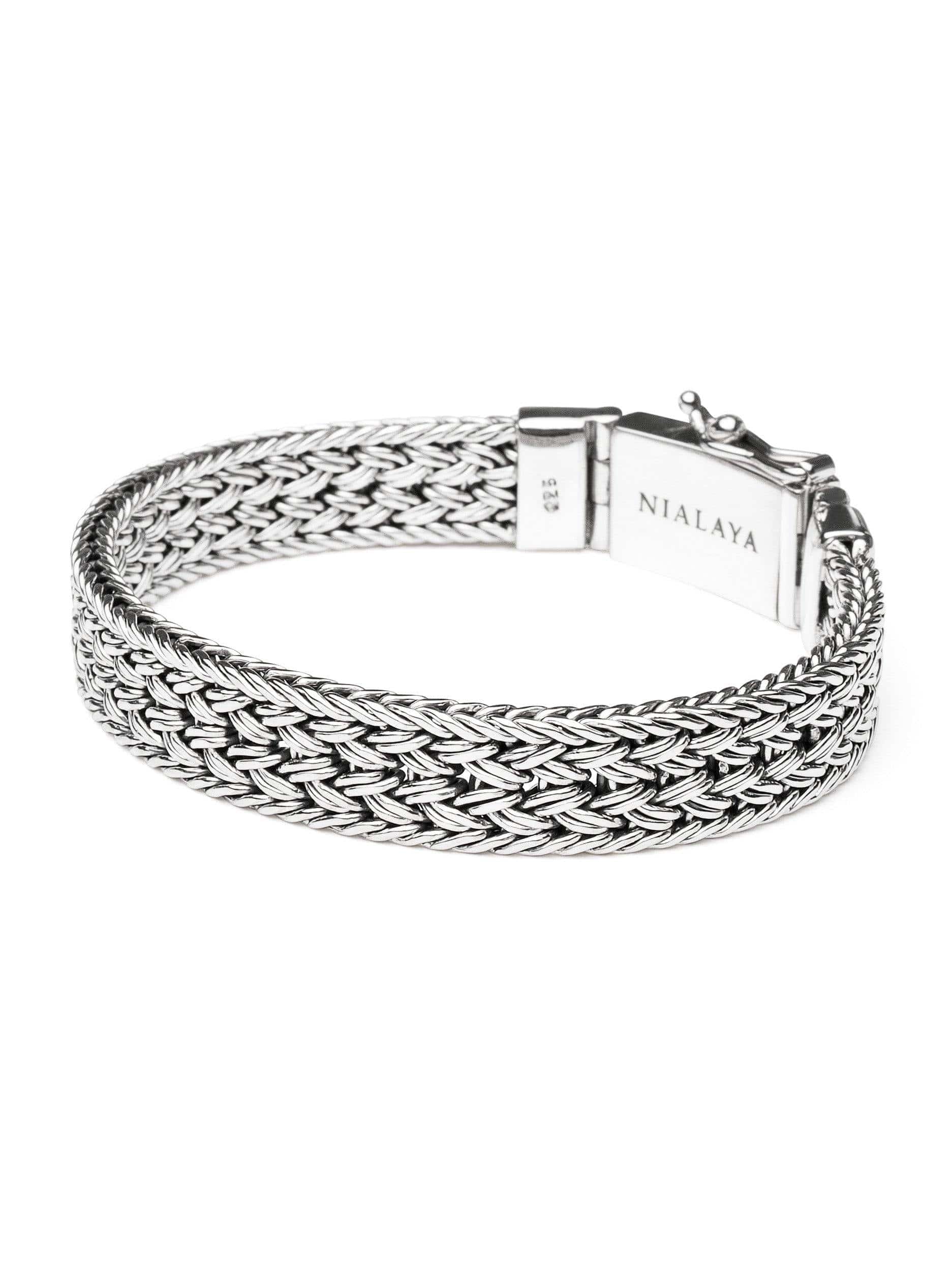 Nialaya Men's Stack Bracelet The Gstaad Stack
