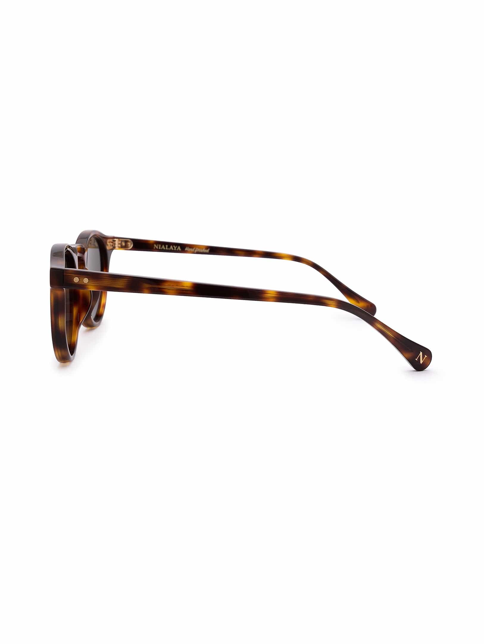 Nialaya Sunglasses Malibu Sunglasses - Green on Tortoise NIASUN_002