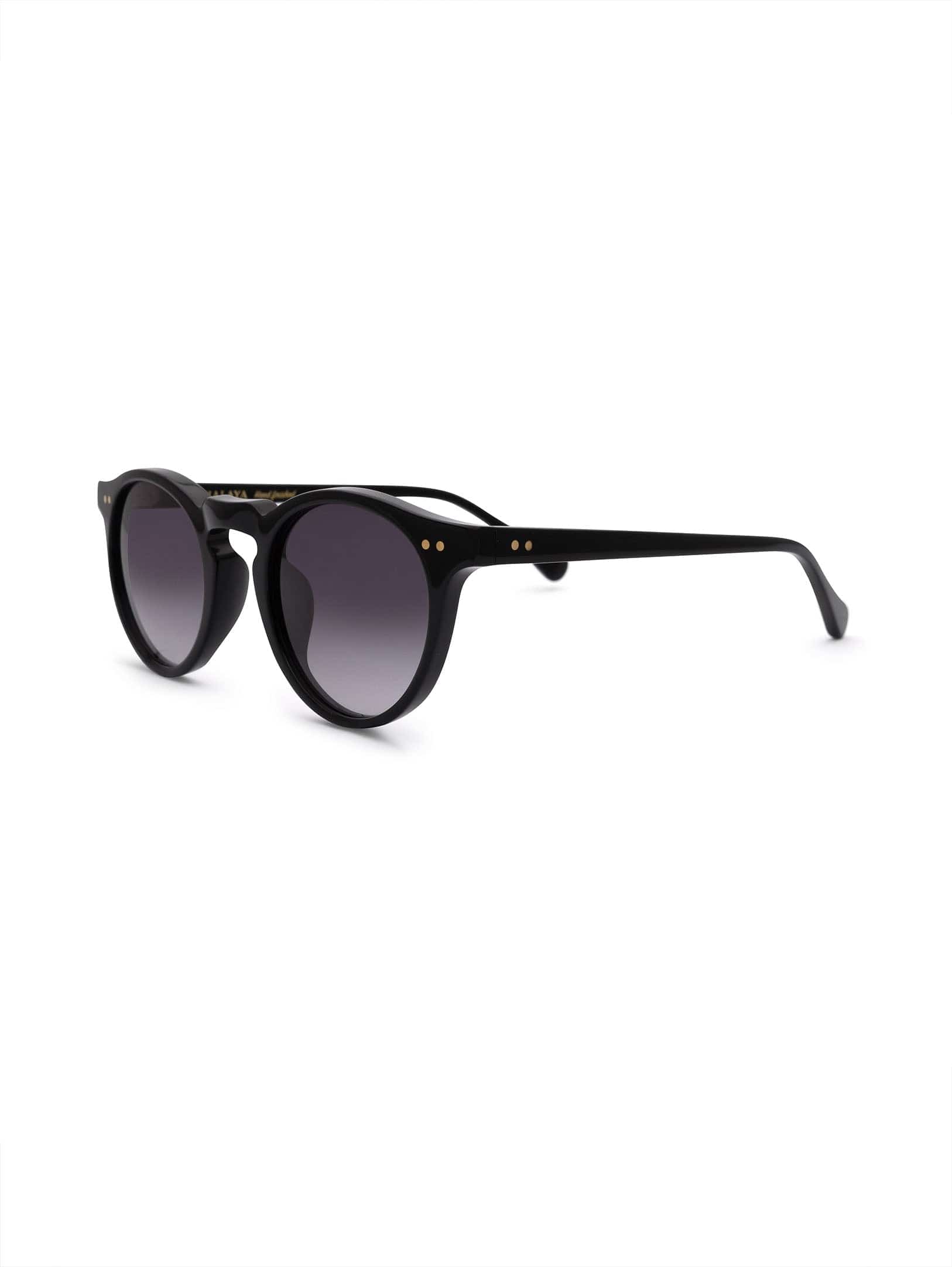 Nialaya Sunglasses Malibu Sunglasses - Grey Gradient on Black NIASUN_009