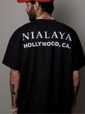 Nialaya T-Shirt Classic Nialaya Logo Tee in Black