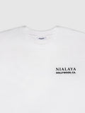 Nialaya T-Shirt Classic Nialaya Logo Tee in White