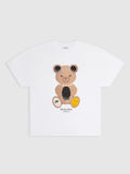 Nialaya T-Shirt Nialaya LA Happy Bear Tee in White