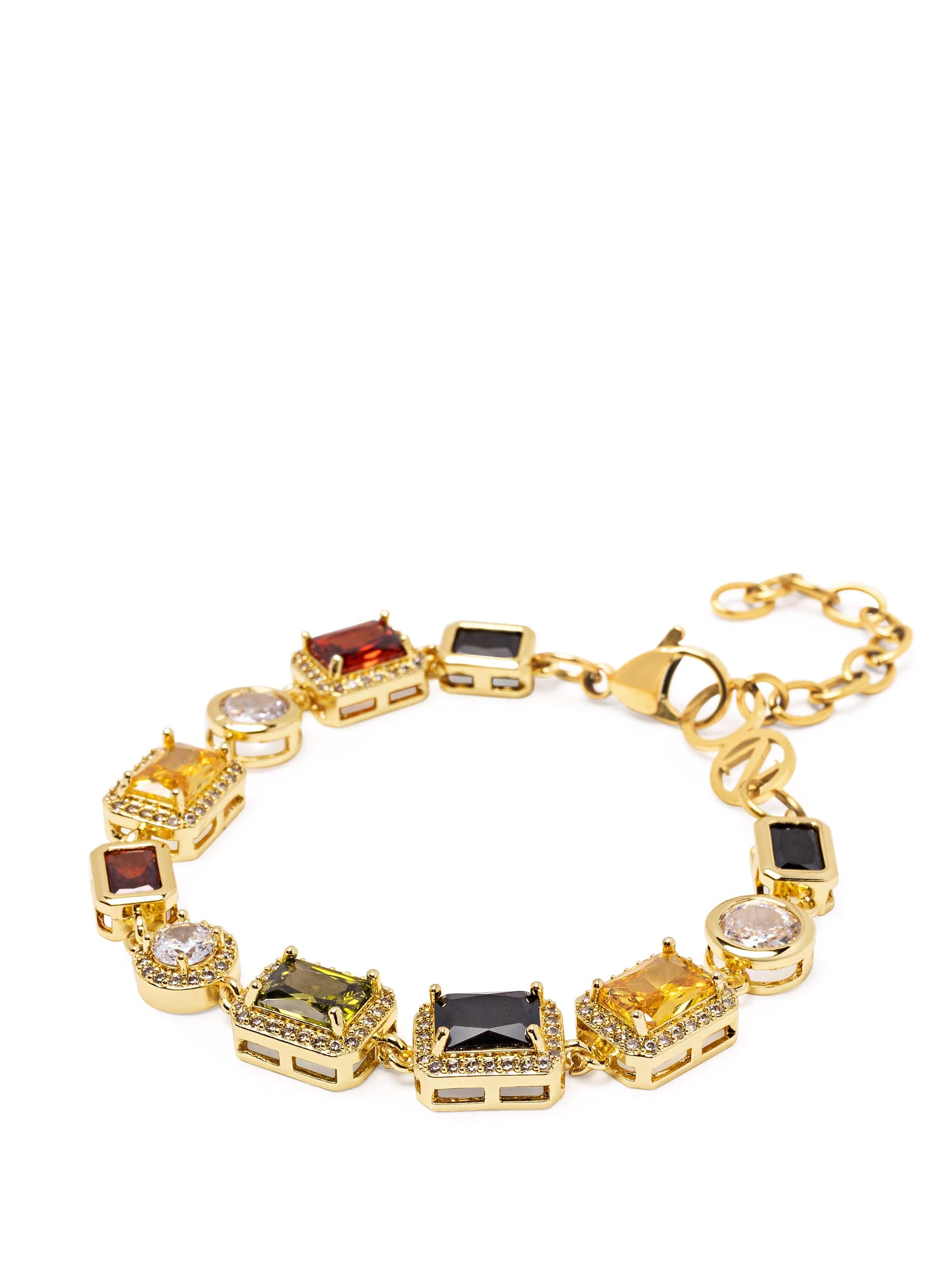 Nialaya Women's Chain Bracelet Gemstone Bracelet in Gold Gemstone Bracelet in Gold