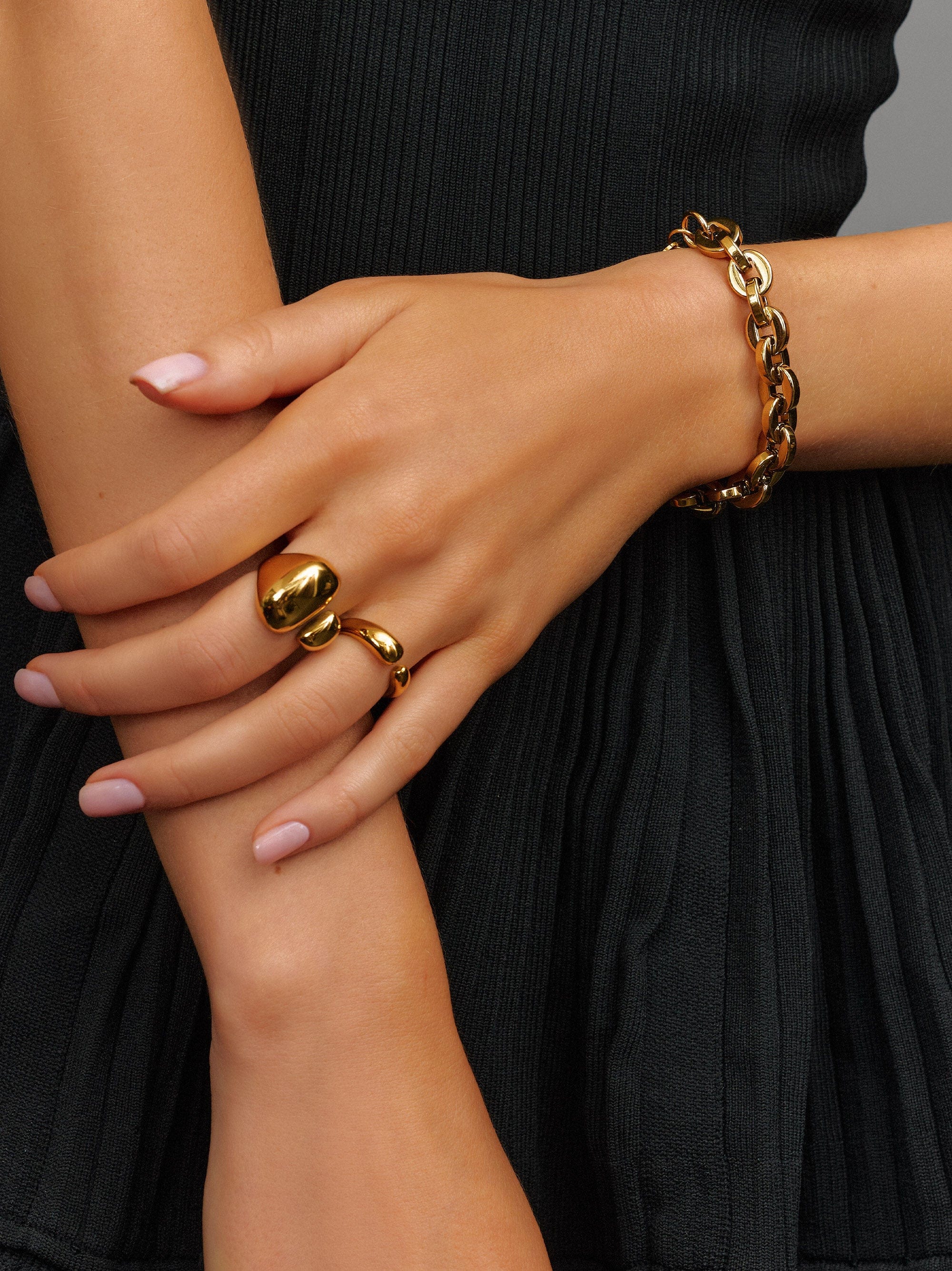 Nialaya Women's Chain Bracelet Loop Link Bracelet Loop Link Bracelet