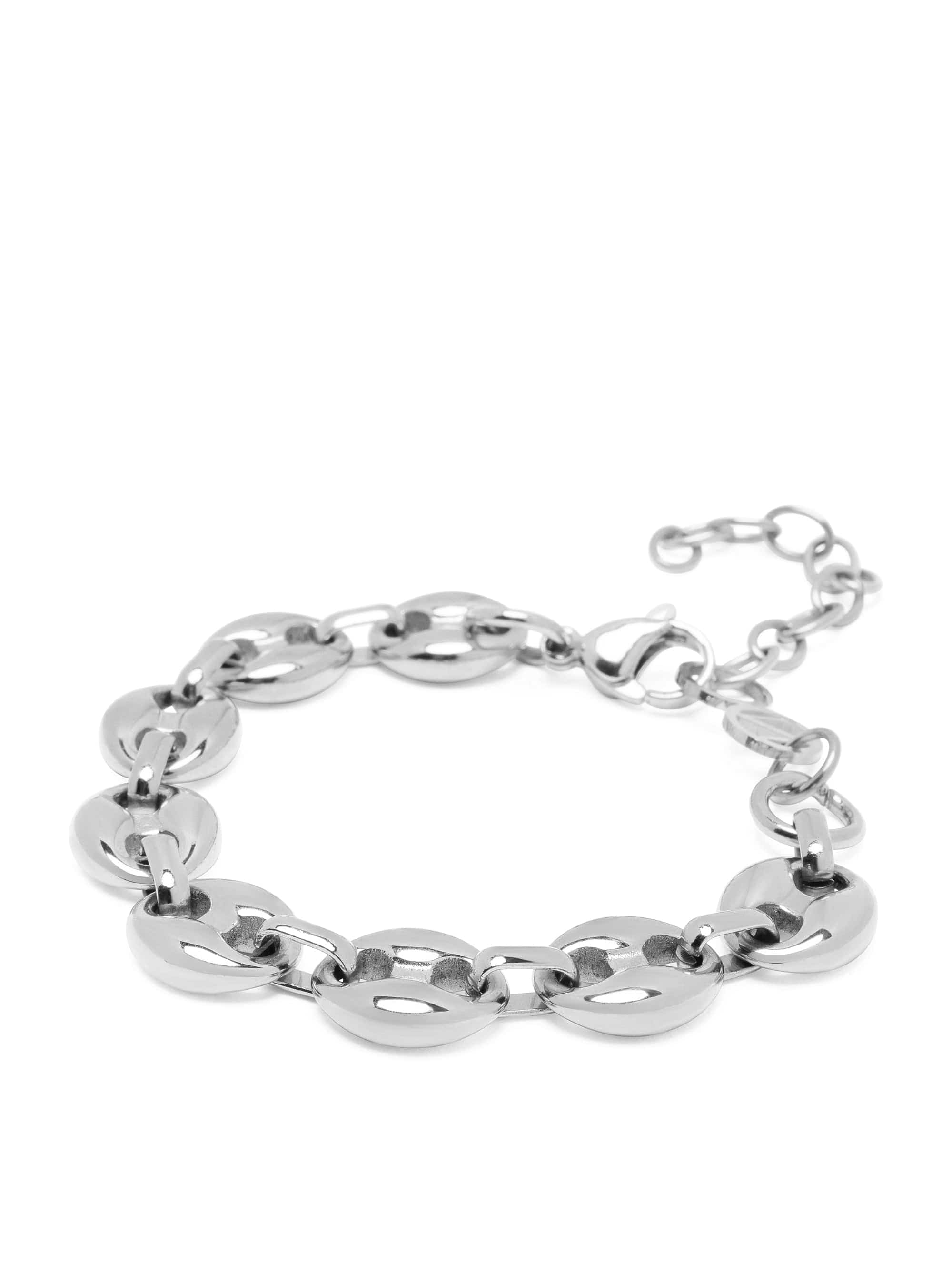 Nialaya Women's Chain Bracelet Mariner Link Bracelet with Silver Mariner Link Bracelet with Silver