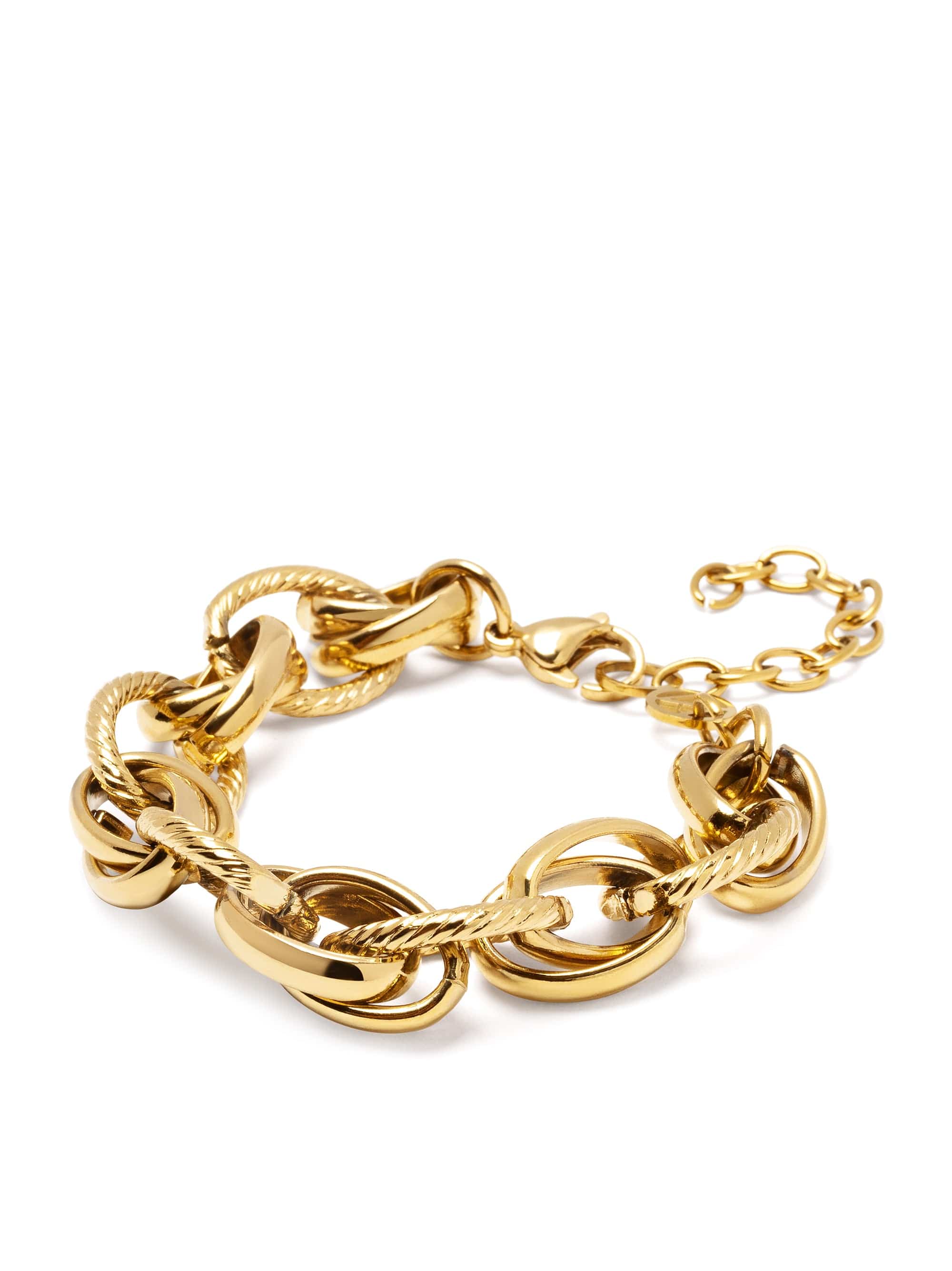 Nialaya Women's Chain Bracelet Mixed Link Statement Bracelet Mixed Link Statement Bracelet