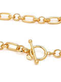 Nialaya Women's Chain Bracelet Women's Chunky T-Bar Bracelet