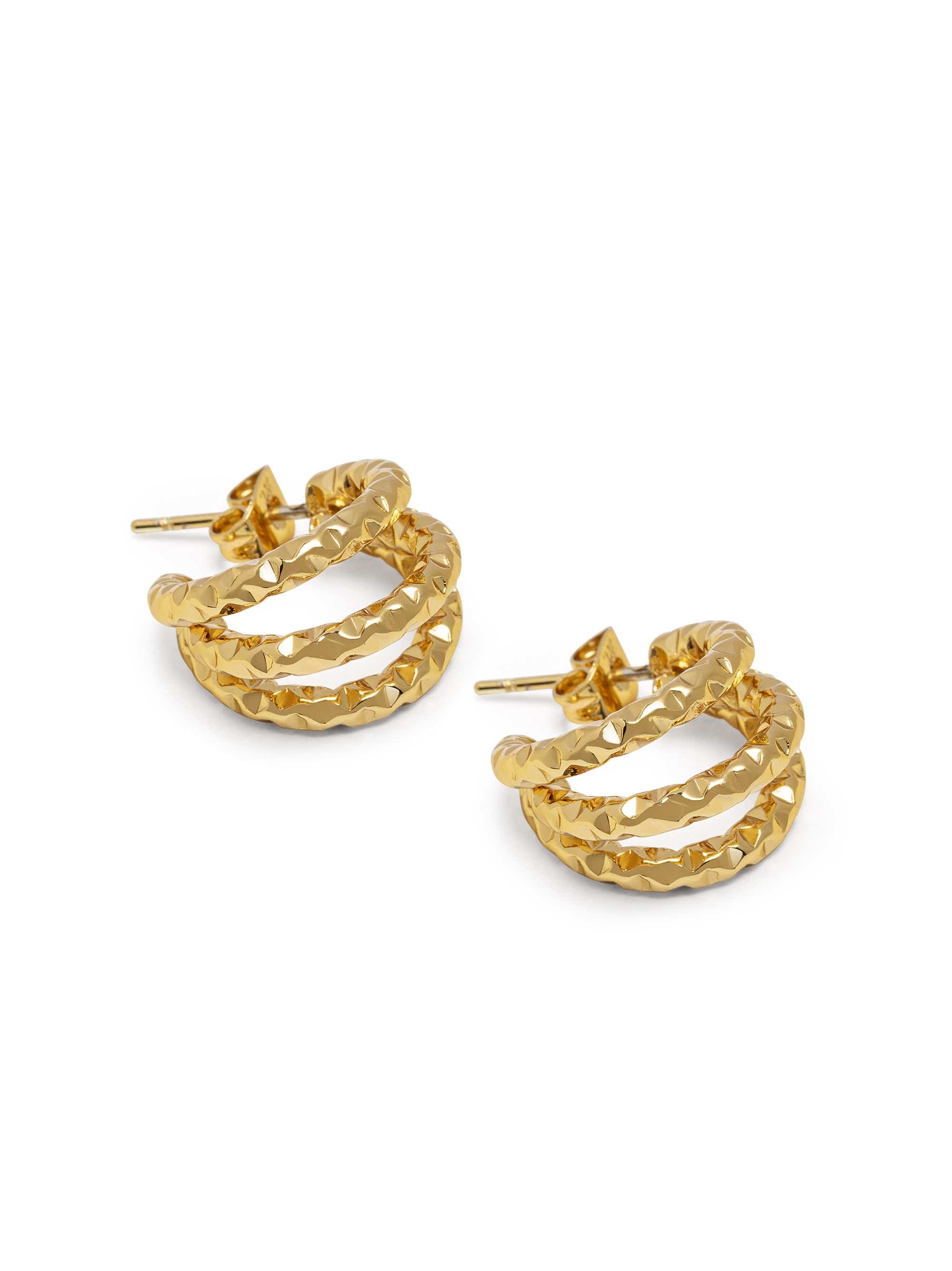 Nialaya Women's Earrings Triple Hoop Earrings Triple Hoop Earrings WEAR_064