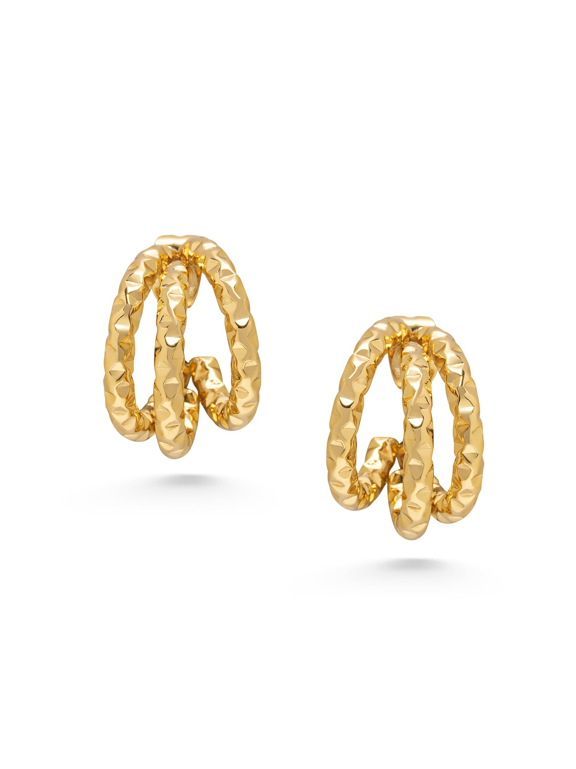 Nialaya Women's Earrings Triple Hoop Earrings Triple Hoop Earrings WEAR_064