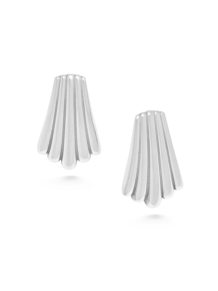 Women's Silver Calico Shell Earrings – Nialaya