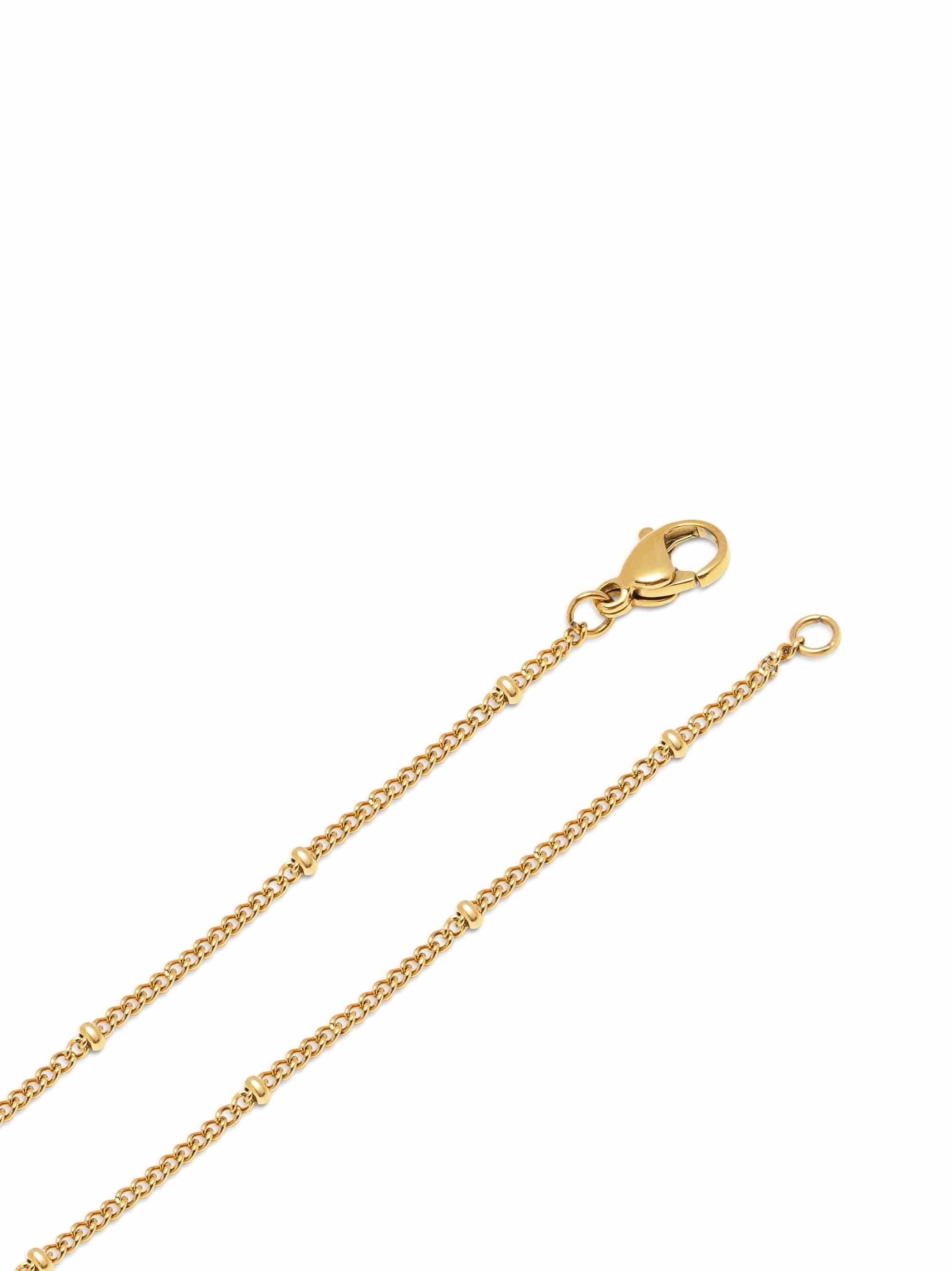 Nialaya Women's Necklace Gold Guardian Hand Pendant Necklace Gold Guardian Hand Pendant Necklace 16 Inches / 40.64 cm WNECK_291