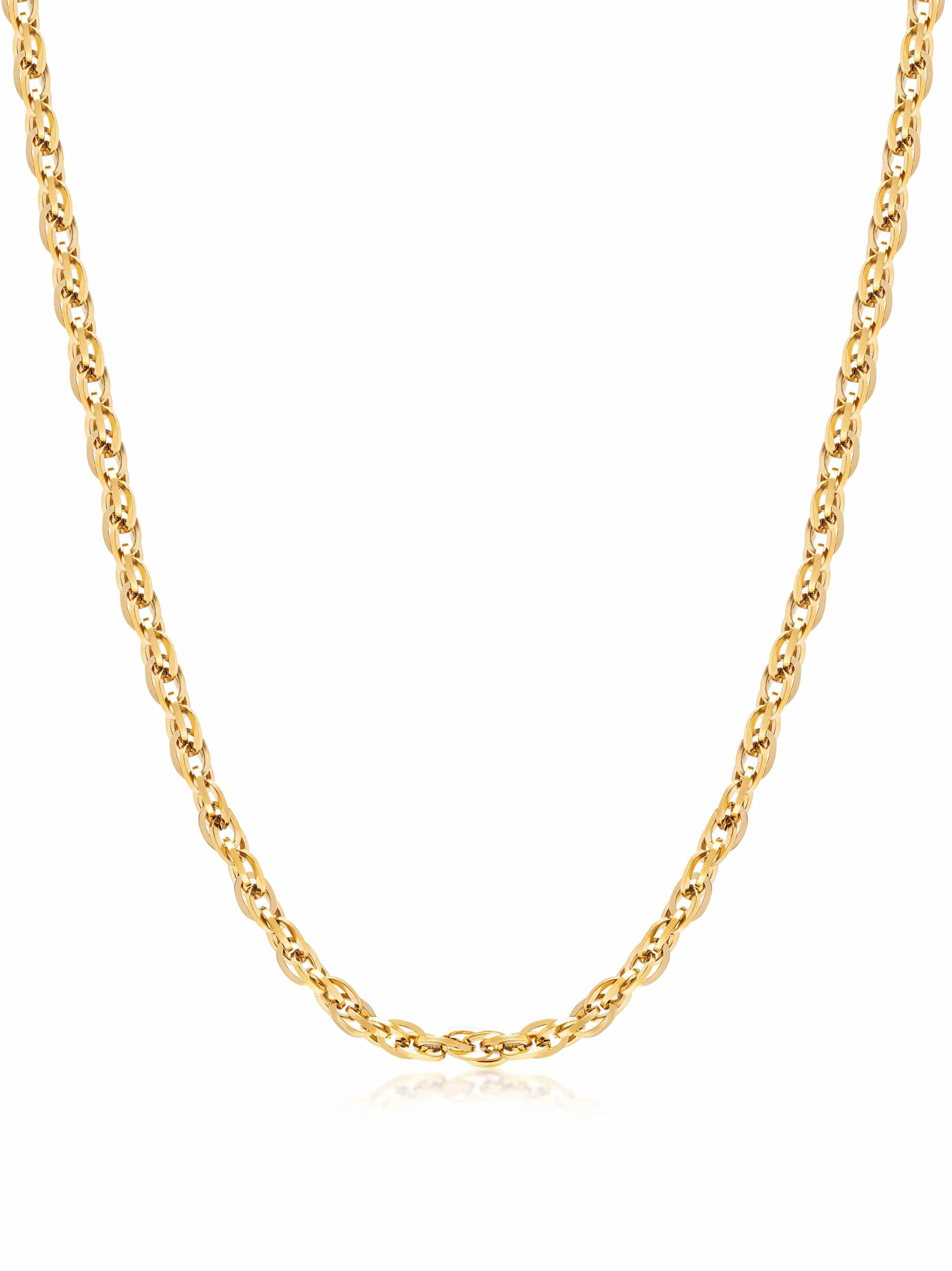 Nialaya Women's Necklace Gold Rope Chain Choker Gold Rope Chain Choker 15 Inches / 38.1 cm WNECK_325