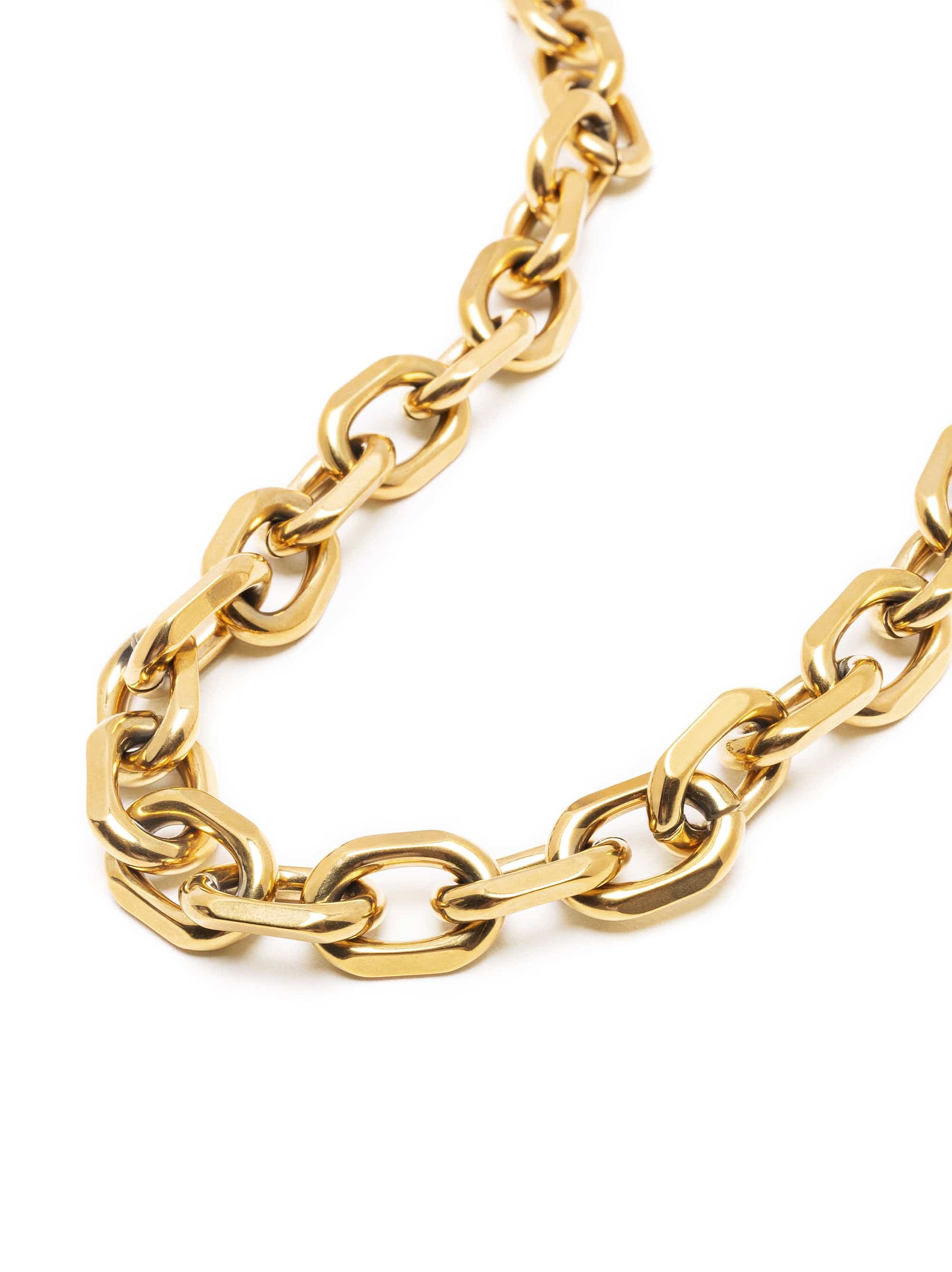 Nialaya Women's Necklace Round Cable Chain Necklace in Gold Round Cable Chain Necklace in Gold 18 Inches / 45.7 cm WNECK_317