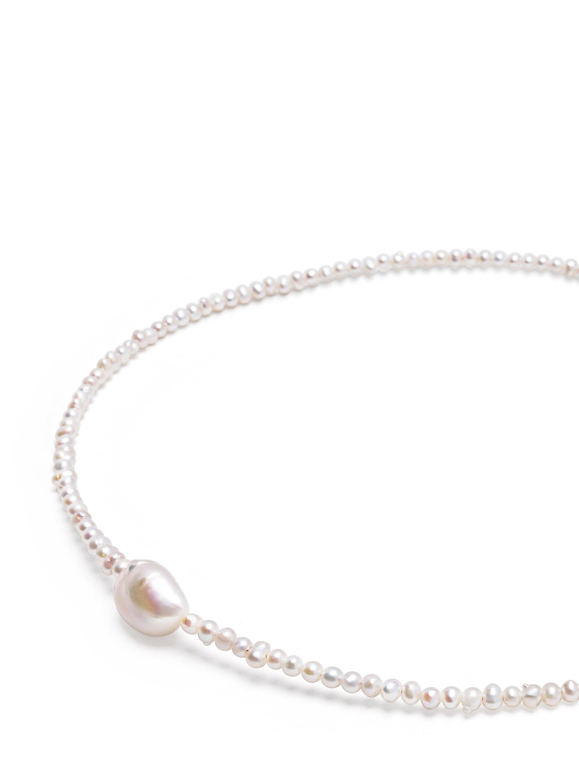 Nialaya Women's Necklace Seed Pearl Choker Seed Pearl Choker 14.5 Inches / 36.8 cm WNECK_316