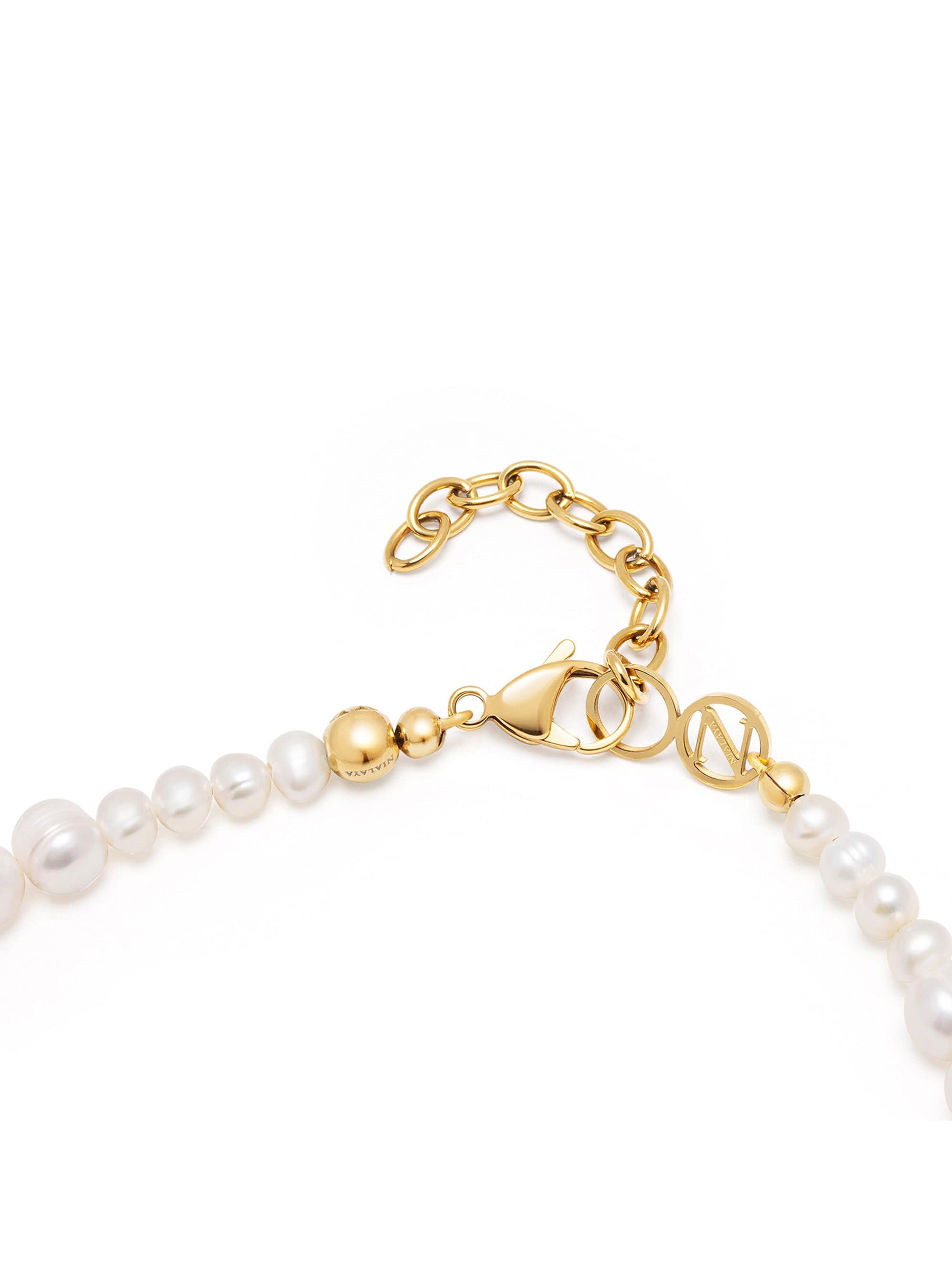 Nialaya Women's Necklace Women's Twilight Star Pearl Choker 13 Inches / 33.02 cm
