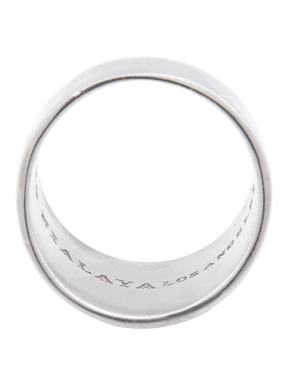 Nialaya Women's Ring Tube Ring in Silver