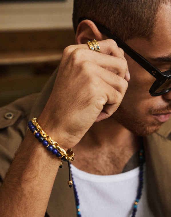 Mens wrist bead bracelets deals