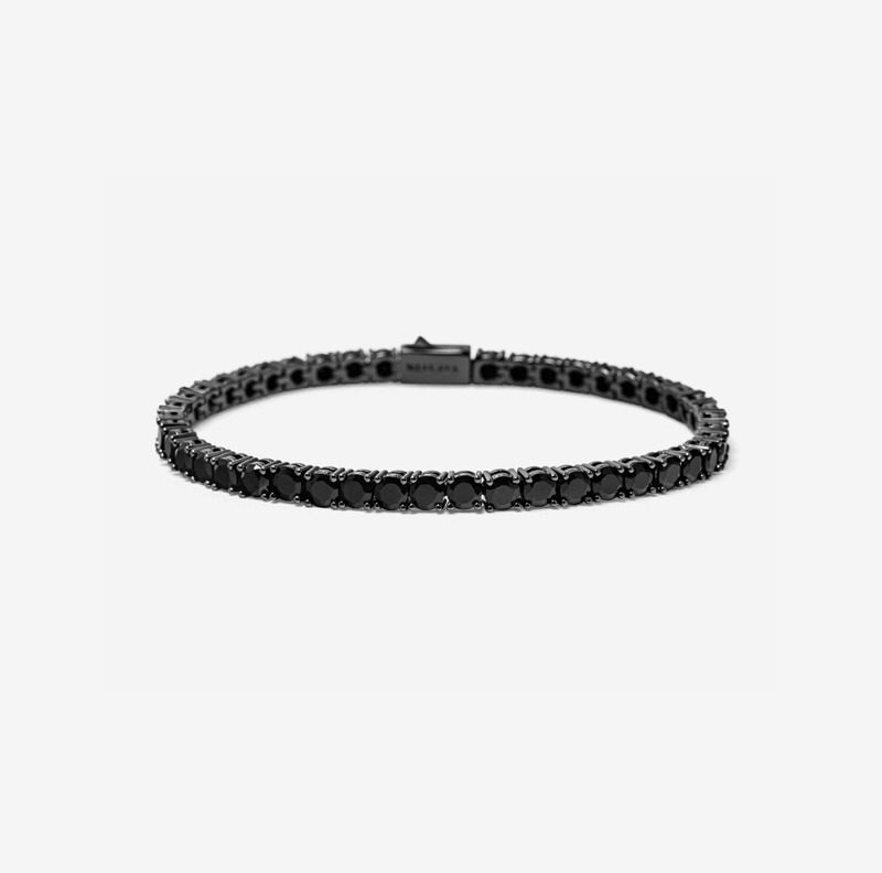 Black Tennis Bracelet