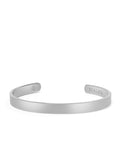 Men's Silver Open Cuff Bangle