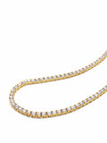 Tennis Necklace in Gold