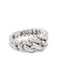 Men's Solid Sterling Silver Curb Link Ring