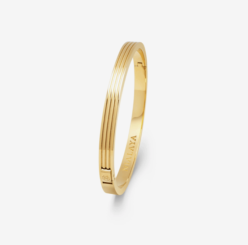 Men's Gold Gentleman Bangle