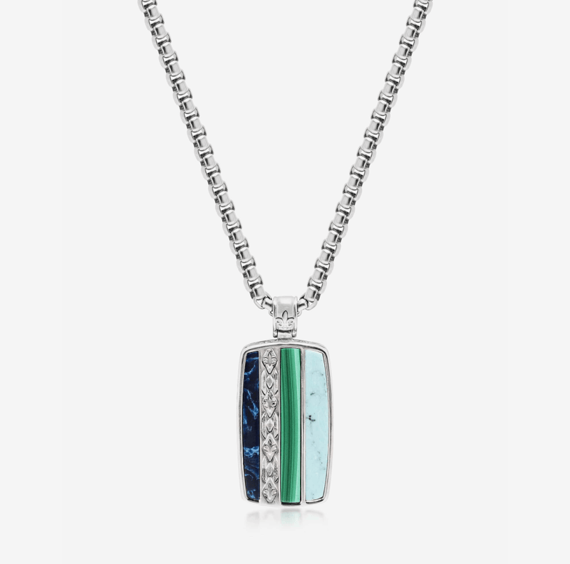Trinity Pendant Necklace in Silver