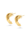 Bold Layered Hoops in Gold