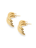 Bold Layered Hoops in Gold
