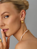 Bold Layered Hoops in Gold