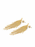 Tassel Fringe Earrings in Gold
