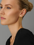 Tassel Fringe Earrings in Gold