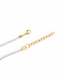 Natural Pearl Cross Choker