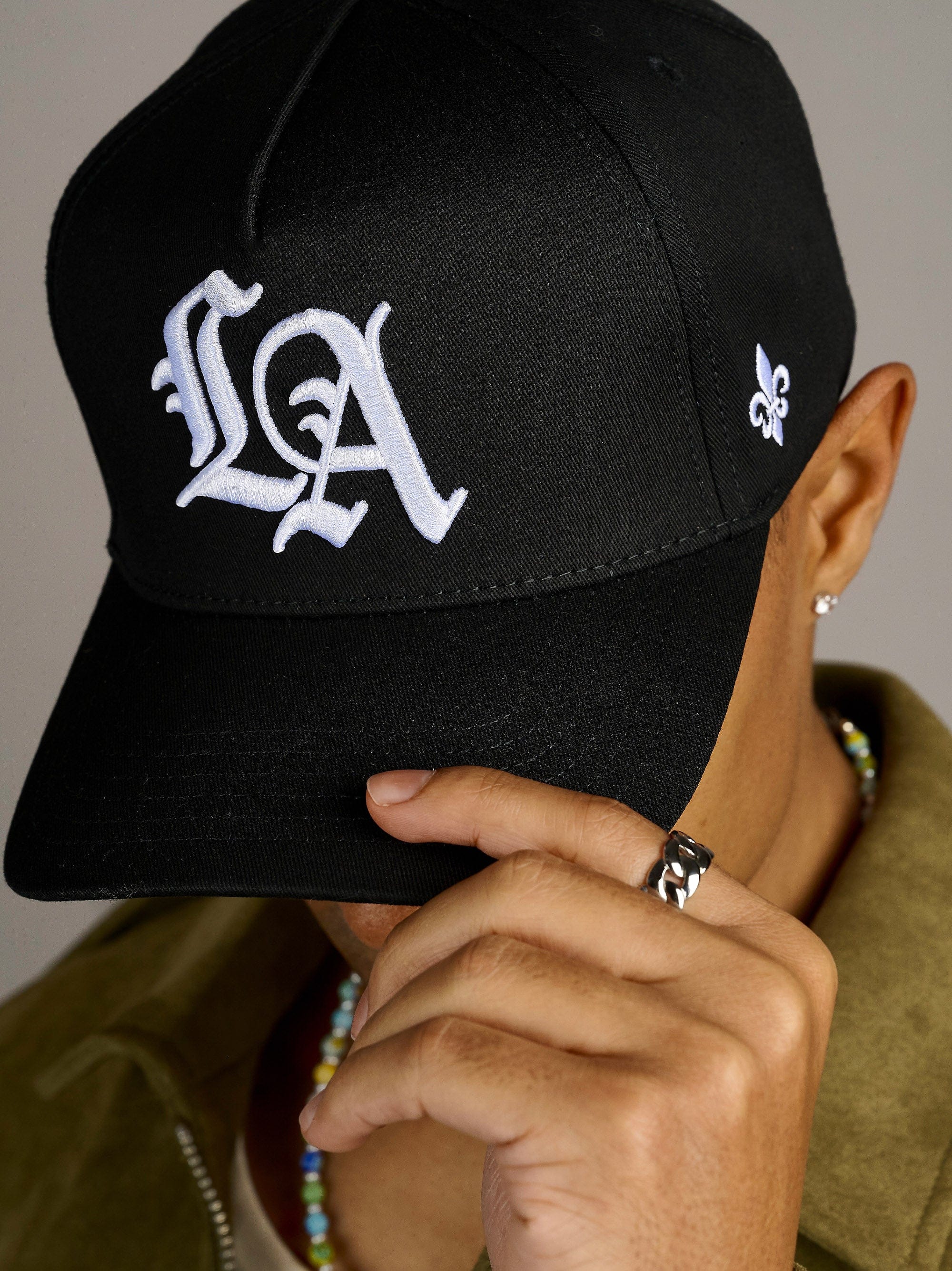 Nialaya Cap LA Midnight Monogram LA Midnight Monogram NIAWEAR_013