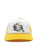 Nialaya Cap Men's Golden LA Trucker Hat Men's Golden LA Trucker Hat NIAWEAR_010