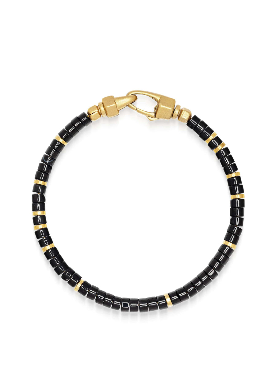 Black Onyx Heishi Bracelet