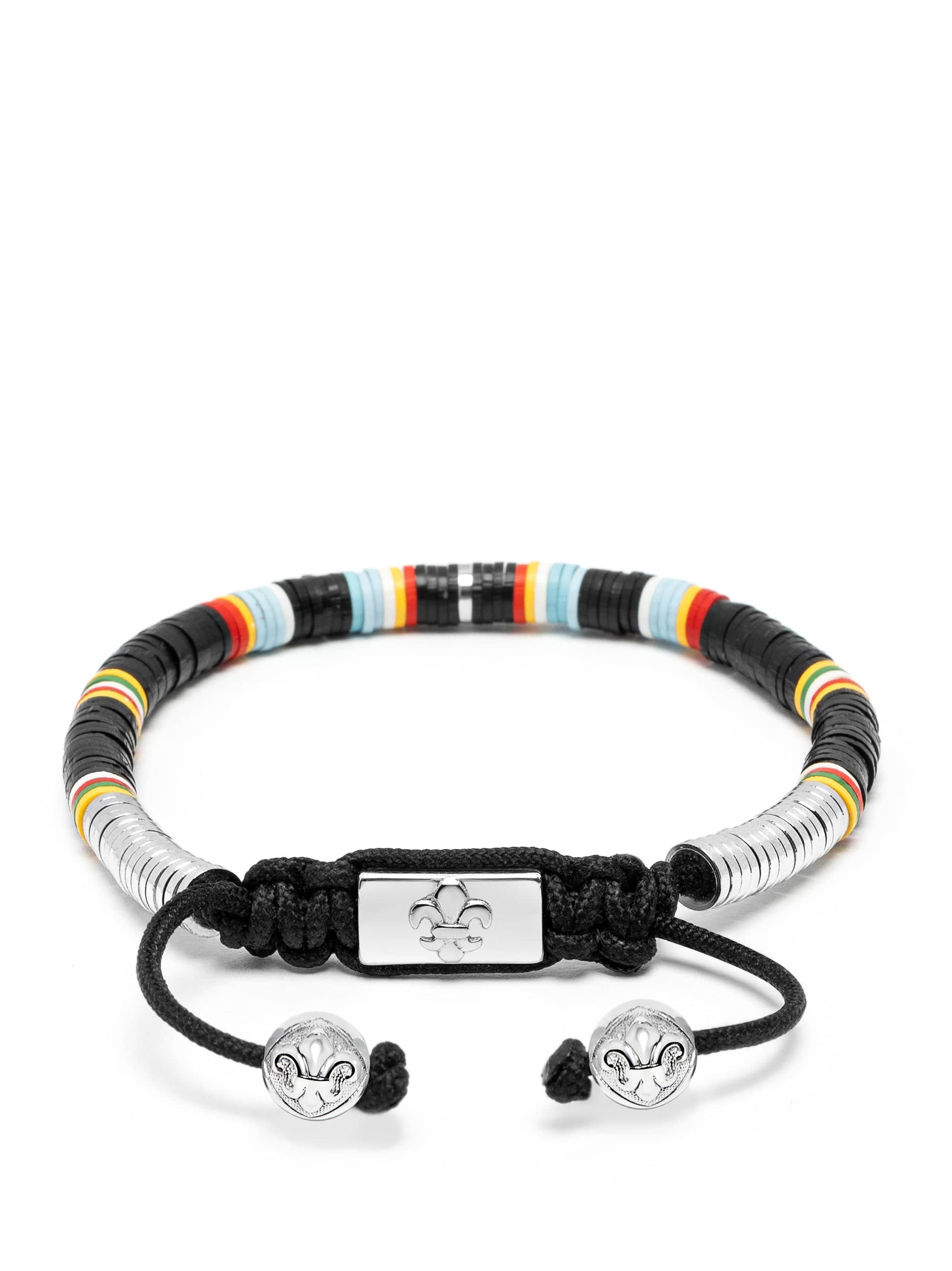 Nialaya Men's Beaded Bracelet Chakra Disc Bracelet Chakra Disc Bracelet