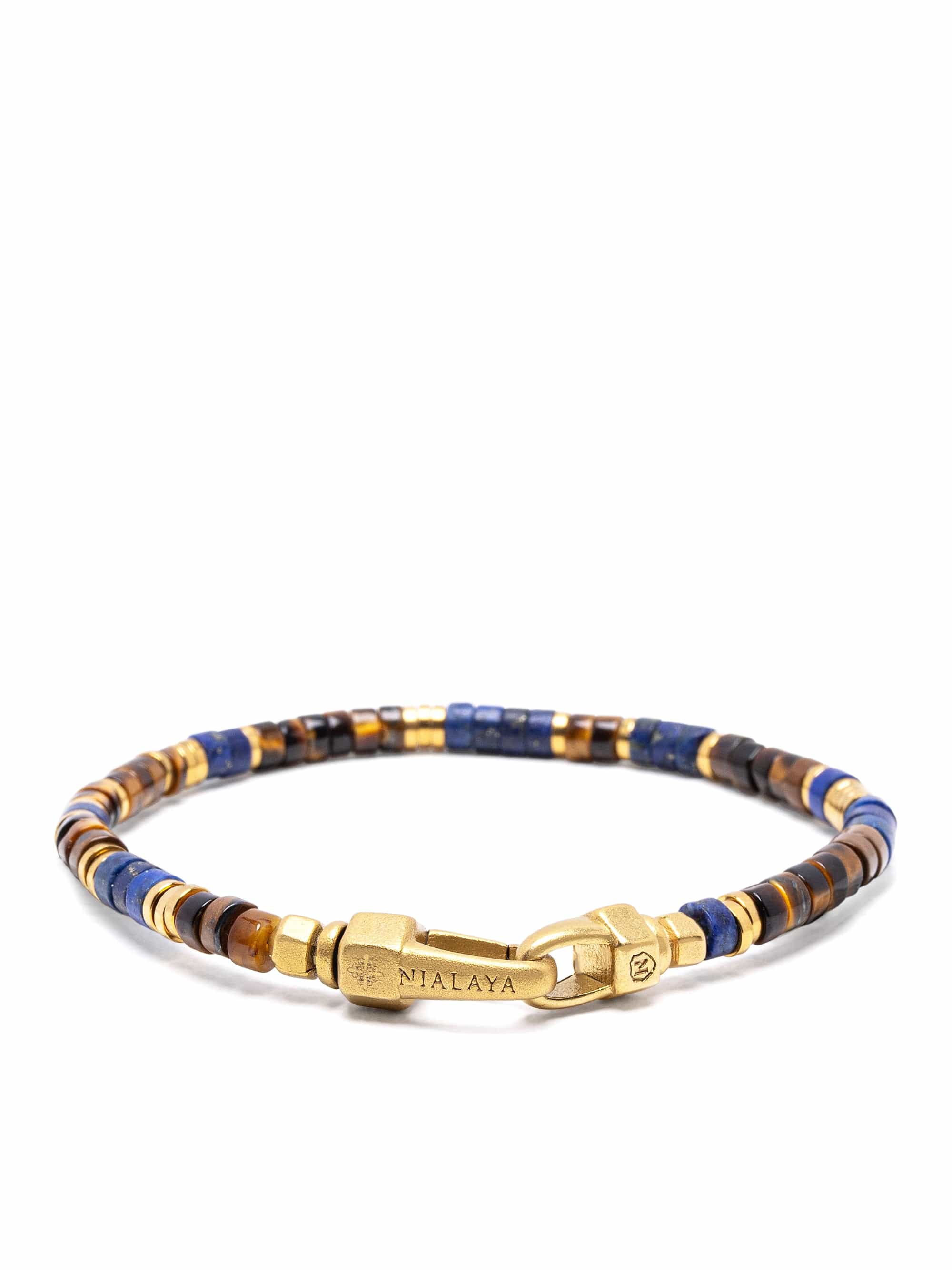 Nialaya Men's Beaded Bracelet Earth Royale Heishi Bracelet Earth Royale Heishi Bracelet
