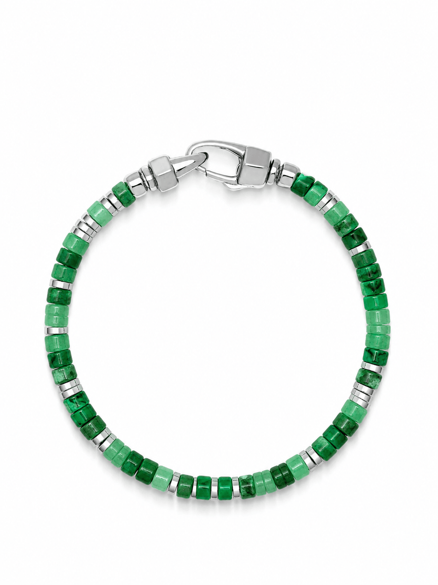 Green Aventurine Heishi Bracelet