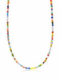 Nialaya Men's Beaded Bracelet Men's Assorted Vintage Trifocal Beaded Necklace